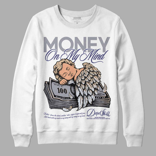 Jordan 4 Retro Frozen Moments DopeSkill Sweatshirt MOMM Graphic Streetwear - White