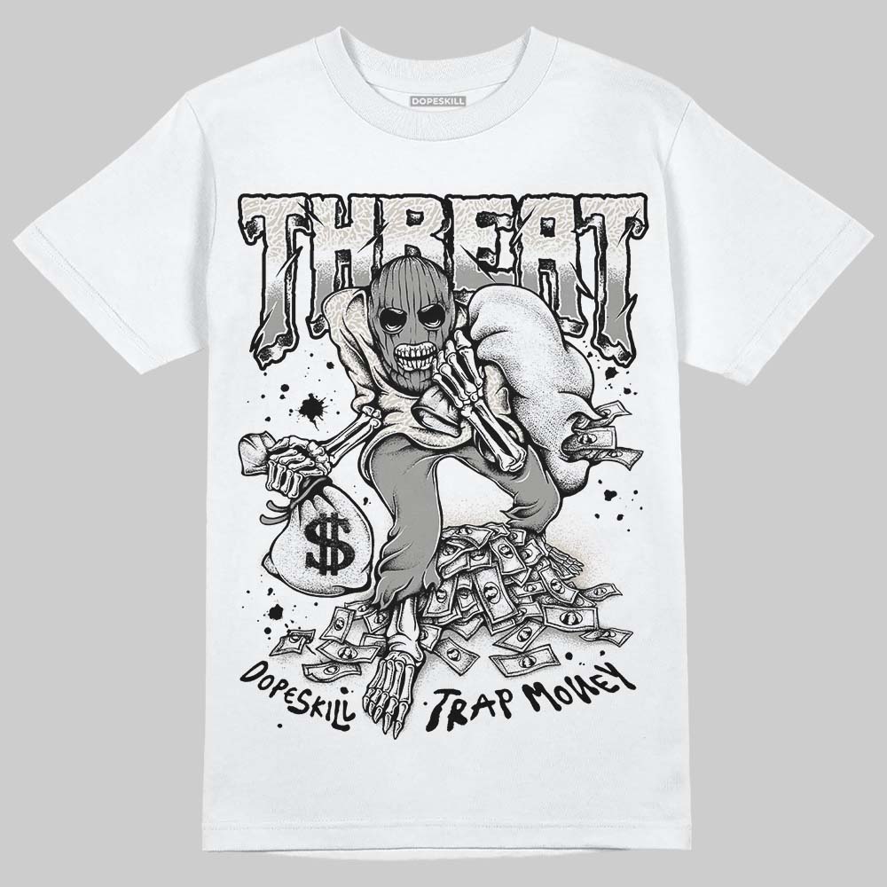 Jordan 3 Retro Pure Money DopeSkill T-Shirt Threat Graphic Streetwear - White