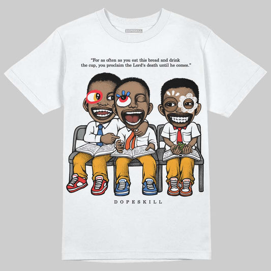 Jordan 12 Retro Black Taxi DopeSkill T-Shirt First Sunday Graphic Streetwear - White