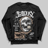 Jordan 4 Retro Cozy Girl DopeSkill Long Sleeve T-Shirt Jealousy Graphic Streetwear - Black