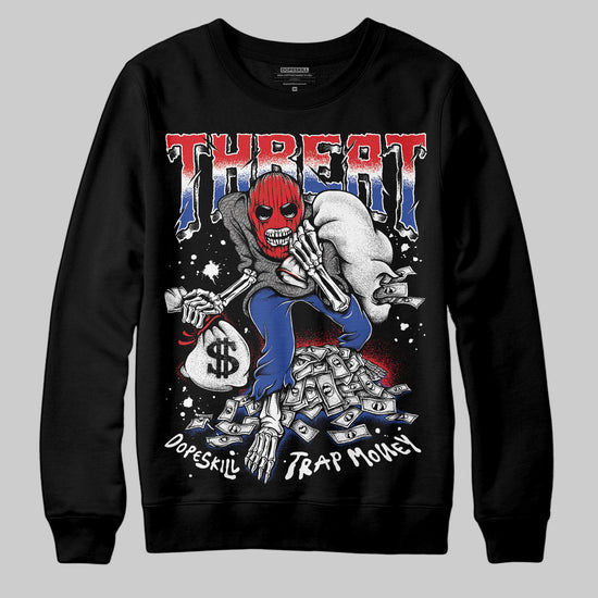 Jordan 3 “Seoul 2.0” DopeSkill Sweatshirt Threat Graphic Streetwear - Black