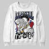 Jordan 1 High OG Rare Air "Deep Royal Blue" DopeSkill Sweatshirt Sorry I've Been Trappin Graphic Streetwear - White