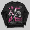 Asics Gel-Kayano 14 ‘Cream Sweet Pink’ DopeSkill Long Sleeve T-Shirt Broken Bones Graphic Streetwear - Black