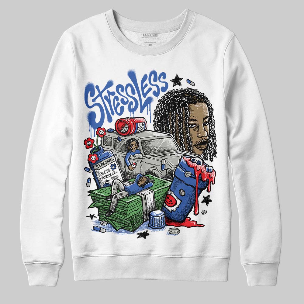 Jordan 3 “Lucky Shorts” DopeSkill Sweatshirt Stressless Graphic Streetwear - White