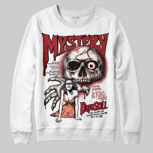 Jordan 1 High OG Rare Air “Cinnabar” DopeSkill Sweatshirt Mystery Ghostly Grasp Graphic Streetwear - White