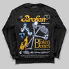Jordan 4 Retro ‘Dunk From Above’ DopeSkill Long Sleeve T-Shirt Broken Bones Graphic Streetwear - Black