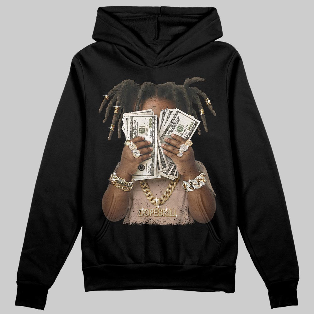 Jordan 4 Retro Cozy Girl DopeSkill Hoodie Sweatshirt Rich Youth Graphic Streetwear - black