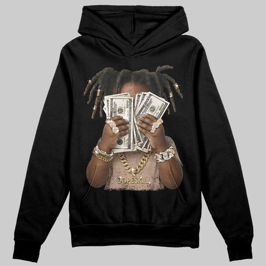 Jordan 4 Retro Cozy Girl DopeSkill Hoodie Sweatshirt Rich Youth Graphic Streetwear - black