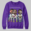 PURPLE Sneakers DopeSkill Sweatshirt First Sunday Graphic Streetwear - Purple