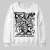 Dunk Low Panda White Black DopeSkill Sweatshirt Distorted Realms Graphic Streetwear - White