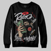 Grey Sneakers DopeSkill Sweatshirt Rolling in Money Graphic Streetwear - Black