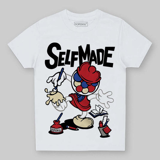 Jordan 4 “Rare Air” DopeSkill Toddler Kids T-shirt Self Made Graphic Streetwear - White