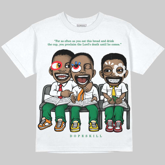 Jordan 5 “Lucky Green” DopeSkill Oversize Print T-Shirt First Sunday Graphic Streetwear
