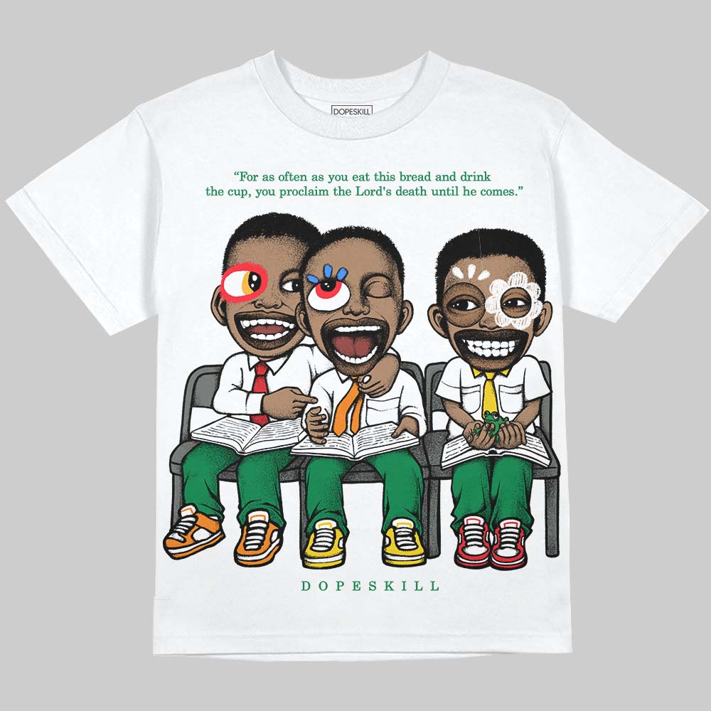 Jordan 5 “Lucky Green” DopeSkill Oversize Print T-Shirt First Sunday Graphic Streetwear