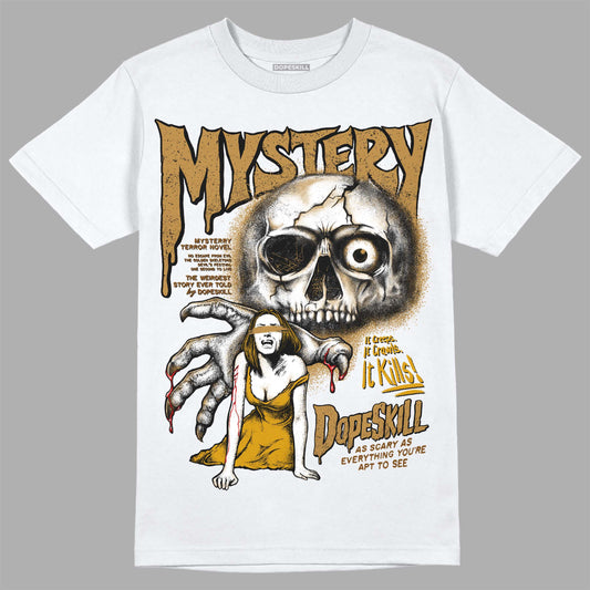Jordan 13 Wheat 2023 DopeSkill T-Shirt Mystery Ghostly Grasp  Graphic Streetwear - White