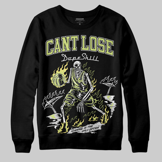 Jordan 4 GS “Light Lemon Twist” DopeSkill Sweatshirt Cant Lose Graphic Streetwear - Black