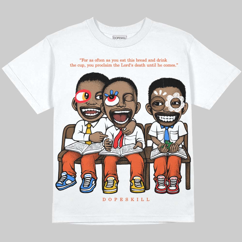 MSCHF Super Normal 2 Orange Milk DopeSkill Oversize Print T-Shirt First Sunday Graphic Streetwear