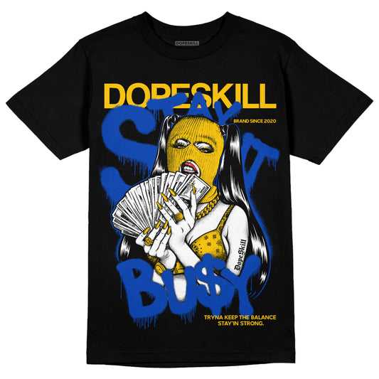 Jordan 14 “Laney” DopeSkill T-Shirt Stay It Busy Graphic Streetwear - Black