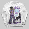 PURPLE Sneakers DopeSkill Long Sleeve T-Shirt My Grind Won't Let Me Lose Graphic Streetwear - White