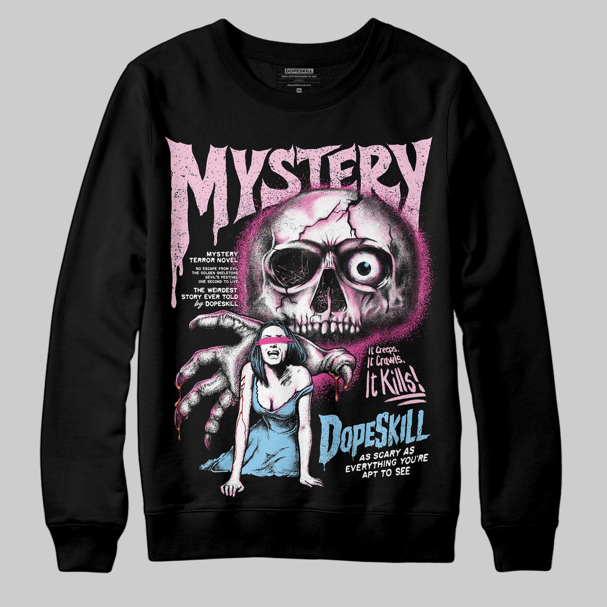Jordan 6 “Doernbecher” DopeSkill Sweatshirt Mystery Ghostly Grasp Graphic Streetwear - Black