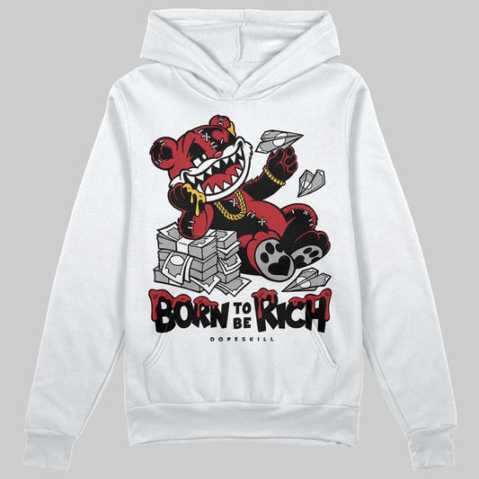 Jordan 14 Golf “Last Shot” DopeSkill Hoodie Sweatshirt Born To Be Rich Graphic Streetwear - White