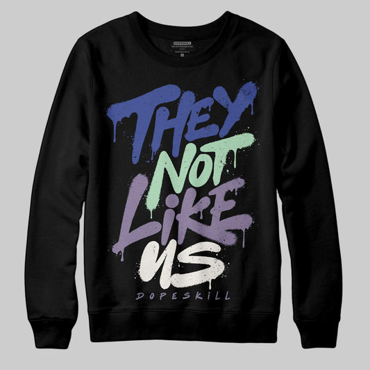 Jordan 1 Retro Low OG Zion Williamson Voodoo Alternate DopeSkill Sweatshirt They Not Like Us Graphic Streetwear - Black