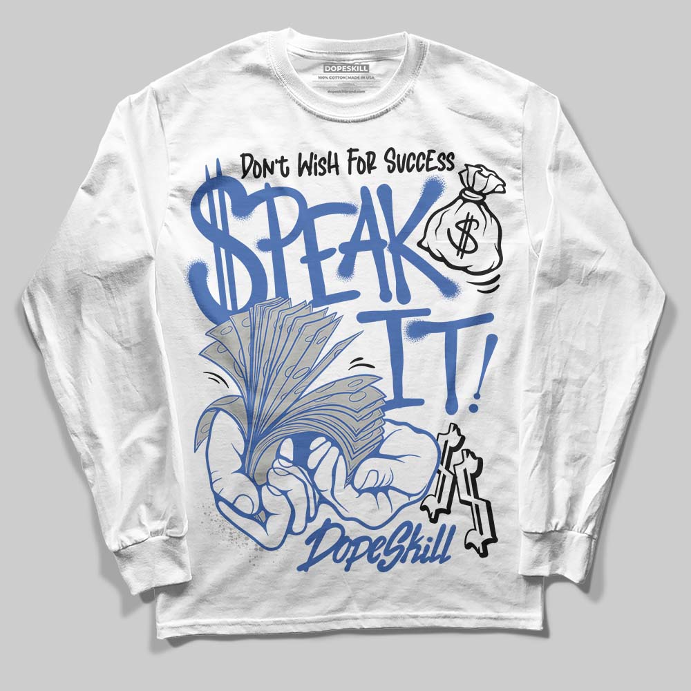 Jordan 3 “Lucky Shorts” DopeSkill Long Sleeve T-Shirt Speak It Graphic Streetwear - White