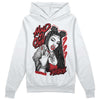 Jordan 12 “Red Taxi” DopeSkill Hoodie Sweatshirt New H.M.O Graphic Streetwear - White