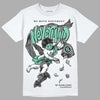Jordan 3 "Green Glow" DopeSkill T-Shirt Nevermind Graphic Streetwear - White