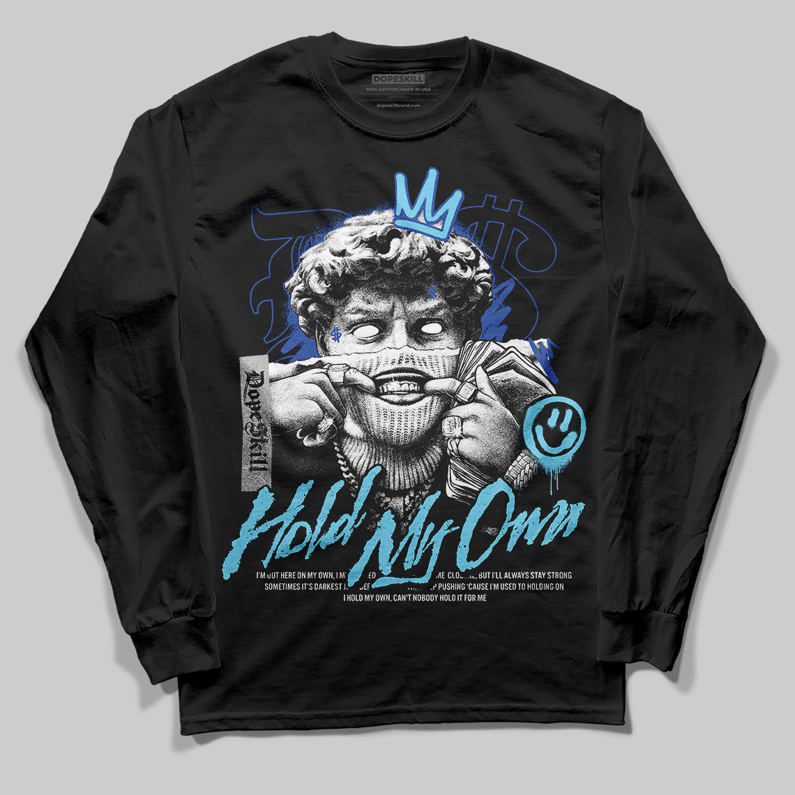 Dunk Low Argon DopeSkill Long Sleeve T-Shirt In My Way Graphic Streetwear - Black