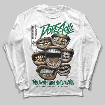 Asics GT-2160 ‘Shamrock Green’ DopeSkill Long Sleeve T-Shirt The Mouth With No Droughts Graphic Streetwear - White