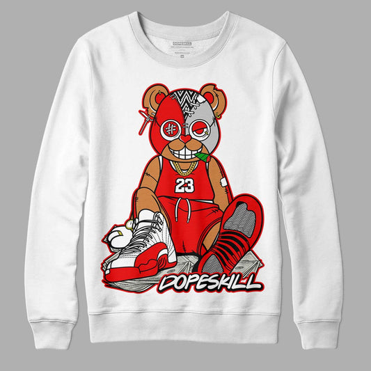 Jordan 12 “Cherry” DopeSkill Sweatshirt Greatest Graphic Streetwear - White 