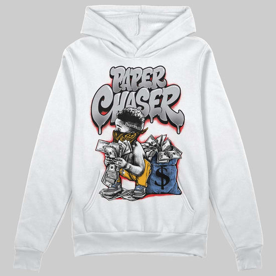 Grey Sneakers DopeSkill Hoodie Sweatshirt Paper Chaser Boy Graphic Streetwear - White
