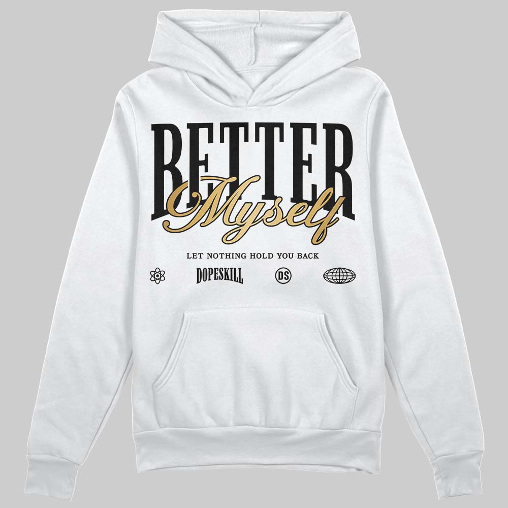 Jordan 12 Retro 'Taxi' 2025 DopeSkill Hoodie Sweatshirt Better Myself Graphic Streetwear - White