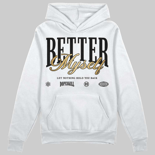 Jordan 12 Retro 'Taxi' 2025 DopeSkill Hoodie Sweatshirt Better Myself Graphic Streetwear - White