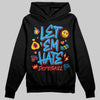 Royal Blue Sneakers DopeSkill Hoodie Sweatshirt Let 'em Hate Graphic Streetwear - black