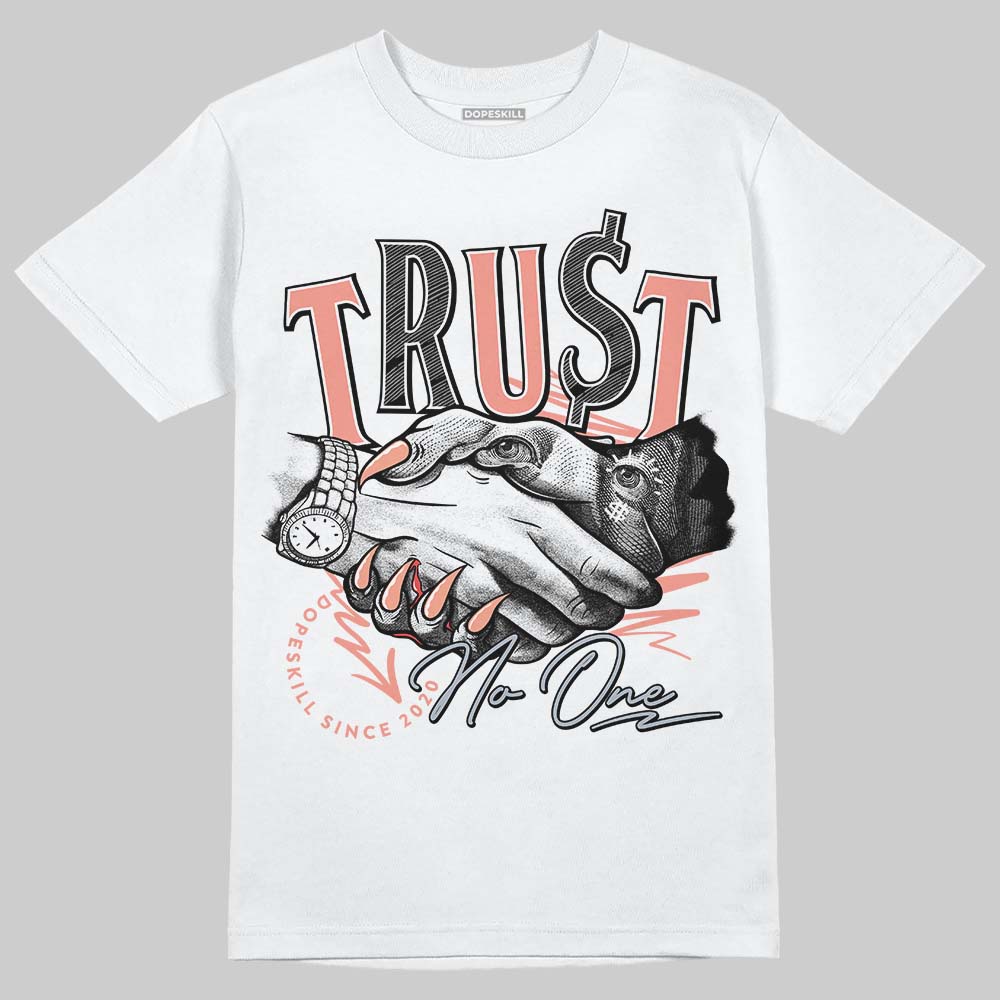 DJ Khaled x Jordan 5 Retro ‘Crimson Bliss’ DopeSkill T-Shirt Trust No One Graphic Streetwear - White