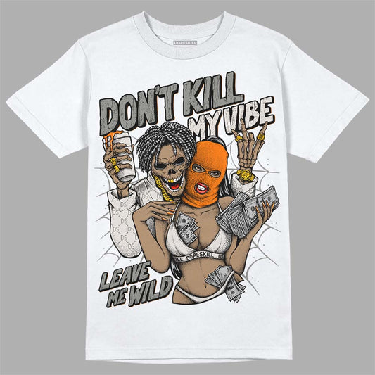 Jordan 5 Retro SE 'Craft' DopeSkill T-Shirt Don't Kill My Vibe Graphic Streetwear - White 
