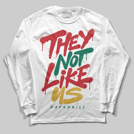 Jordan 3 Mexico 'El Vuelo' DopeSkill T-Shirt Long Sleeve T-Shirt They Not Like Us Graphic Streetwear - White
