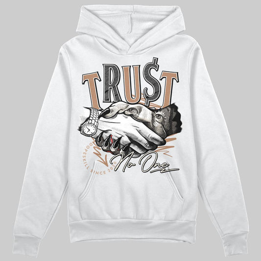 Jordan 4 Retro Cozy Girl DopeSkill Hoodie Sweatshirt Trust No One Graphic Streetwear - White