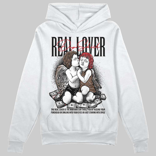 Jordan 9 'Olive' DopeSkill Hoodie Sweatshirt Real Lover Graphic Streetwear - White