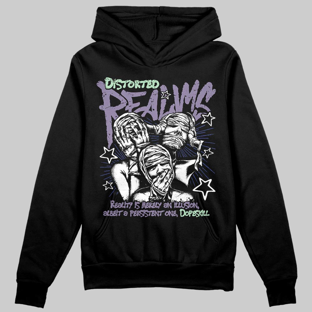 Jordan 1 Retro Low OG Zion Williamson Voodoo Alternate DopeSkill Hoodie Sweatshirt Distorted Realms Graphic Streetwear - Black