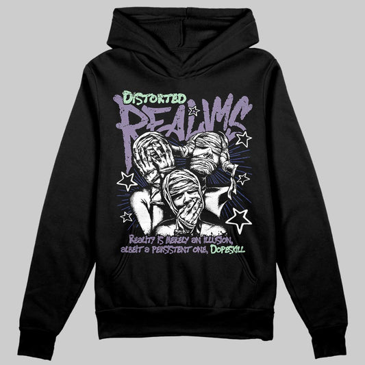 Jordan 1 Retro Low OG Zion Williamson Voodoo Alternate DopeSkill Hoodie Sweatshirt Distorted Realms Graphic Streetwear - Black