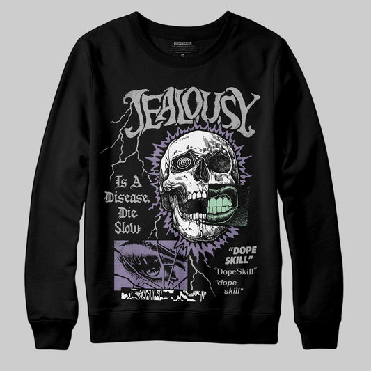 Jordan 1 Retro Low OG Zion Williamson Voodoo Alternate DopeSkill Sweatshirt Jealousy Graphic Streetwear - black