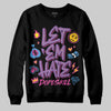 PURPLE Sneakers DopeSkill Sweatshirt Let 'em Hate Graphic Streetwear - black