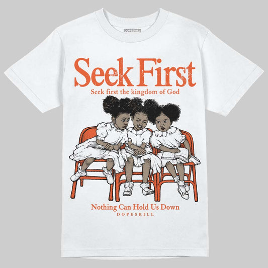 MSCHF Super Normal 2 Orange Milk DopeSkill T-Shirt New Seek First Graphic Streetwear - White