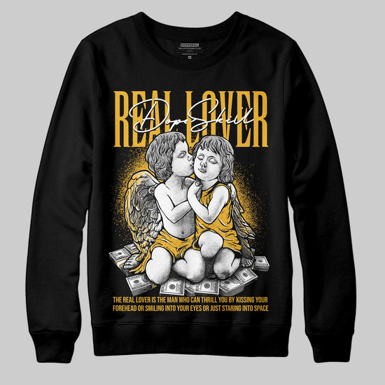 Jordan 5 'Tokyo' DopeSkill Sweatshirt Real Lover Graphic Streetwear - Black