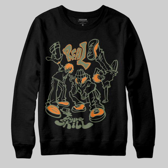 Jordan 4 Retro OG SP Undefeated (2025) DopeSkill Sweatshirt Real Y2K Players Graphic Streetwear - Black