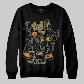 Jordan 4 Retro OG SP Undefeated (2025) DopeSkill Sweatshirt Real Y2K Players Graphic Streetwear - Black