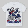 Jordan 1 High OG Rare Air "Deep Royal Blue" DopeSkill Toddler Kids T-shirt Born To Be Rich Graphic Streetwear - WHite